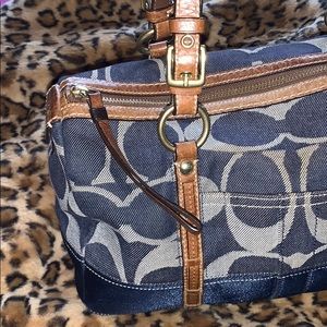 Denim Vintage Coach bag
